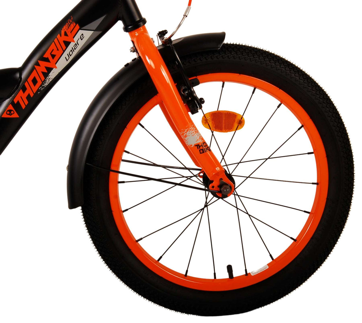 Volare Thombike Children's Bike Boys 18 pouces Black Orange