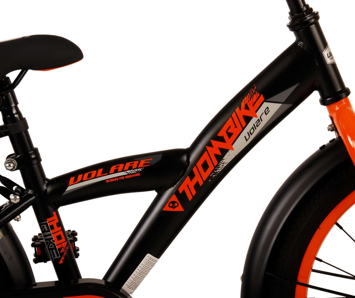 Volare Thombike Children's Bike Boys 18 pouces Black Orange