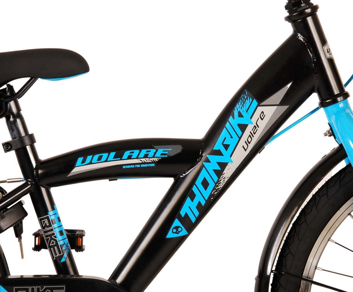 Volare Thombike Children's Bike Boys 20 pouces Black Blue Two Hand freins