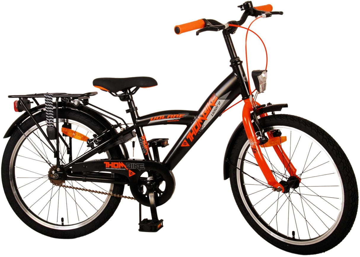Volare Thombike Children's Bike - Boys - 20 pouces - Black Orange - deux freins à main