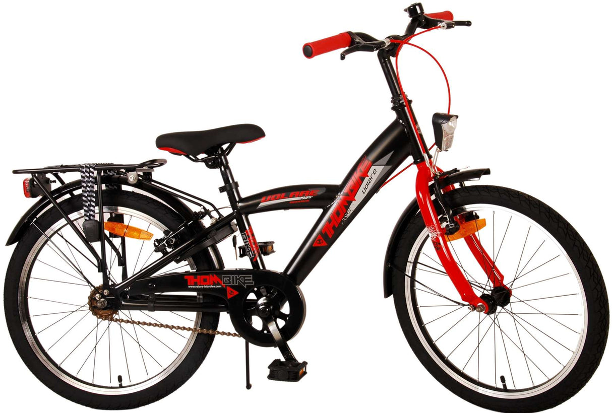Volare Thombike Children's Bike Boys 20 pouces Black Red Two Hand freins