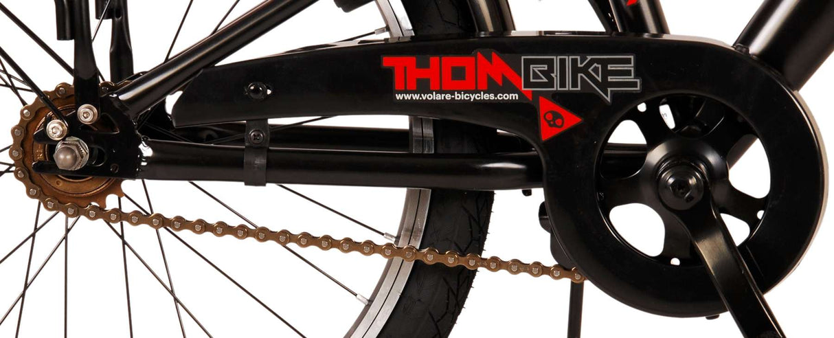Volare Thombike Children's Bike Boys 20 pouces Black Red Two Hand freins