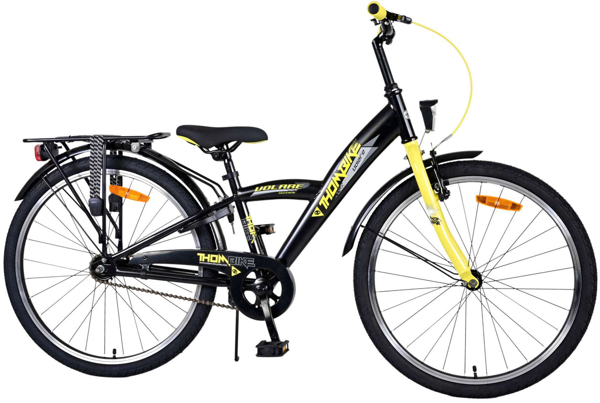Volare Thombike Children's Bike Boys 24 pouces Black Jaune