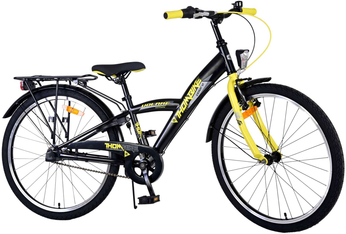 Volare Thombike Children's Bike Boys 24 pouces jaune 3 vitesses