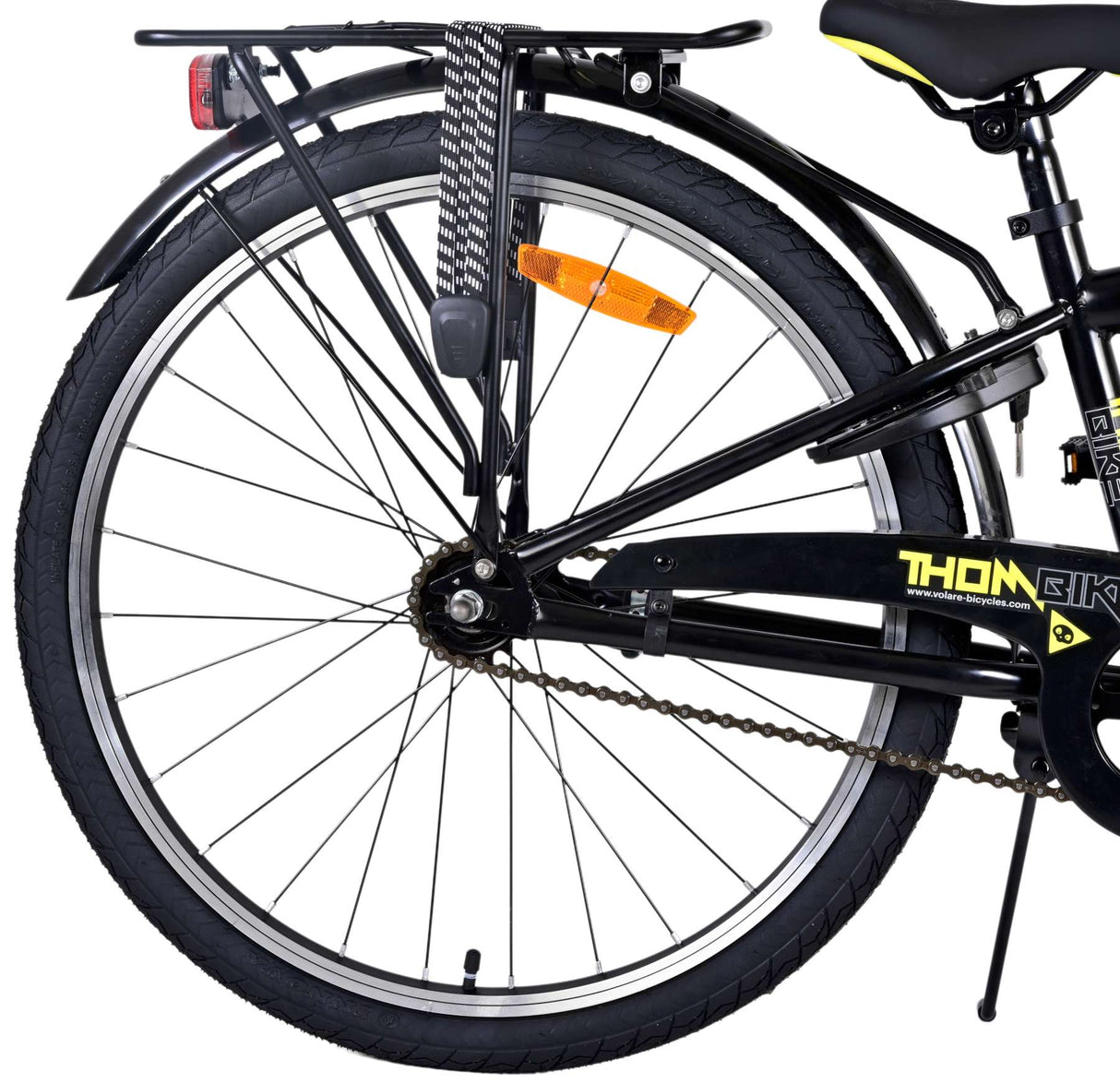 Volare Thombike Children's Bike Boys 24 pouces Black Jaune