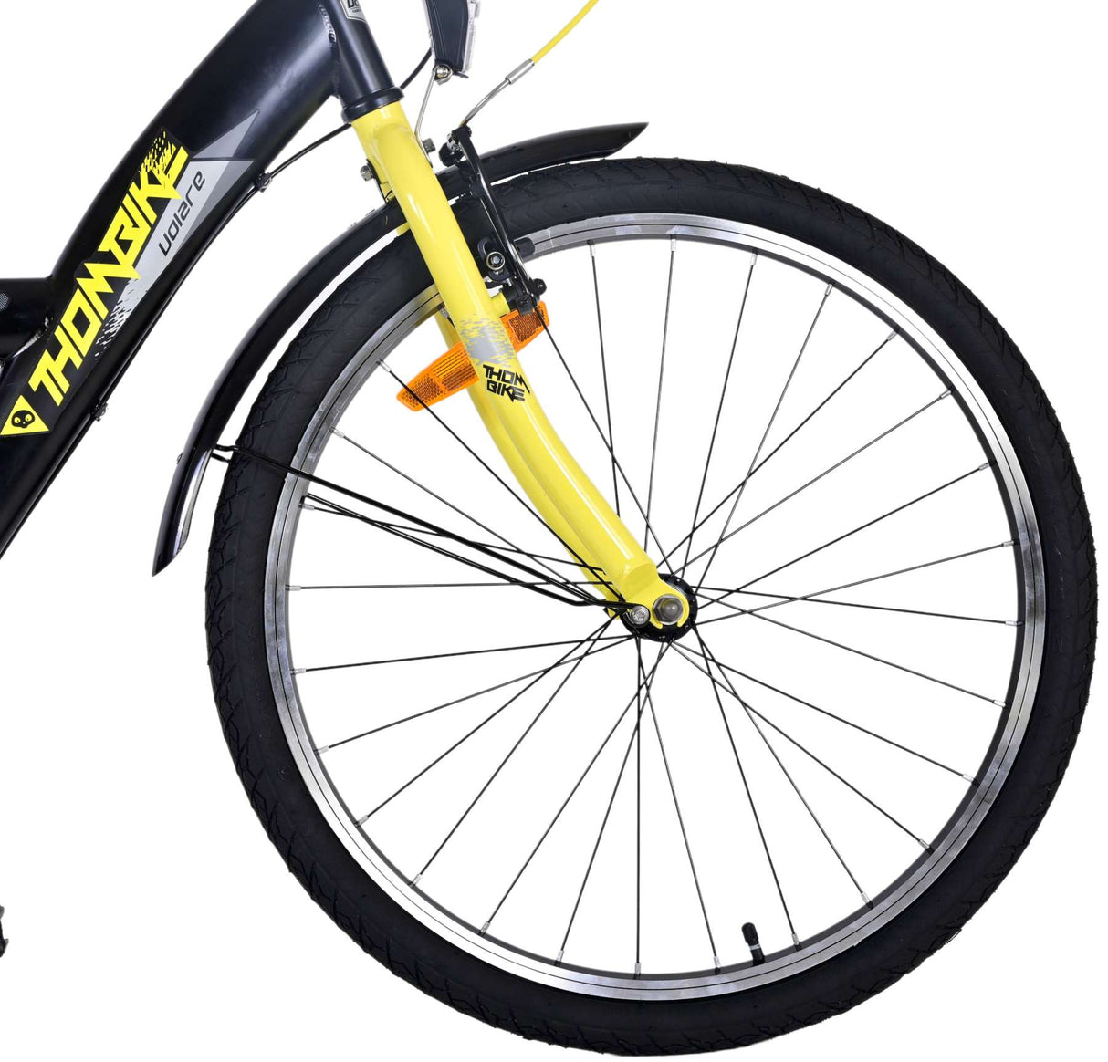 Volare Thombike Children's Bike Boys 24 pouces jaune 3 vitesses