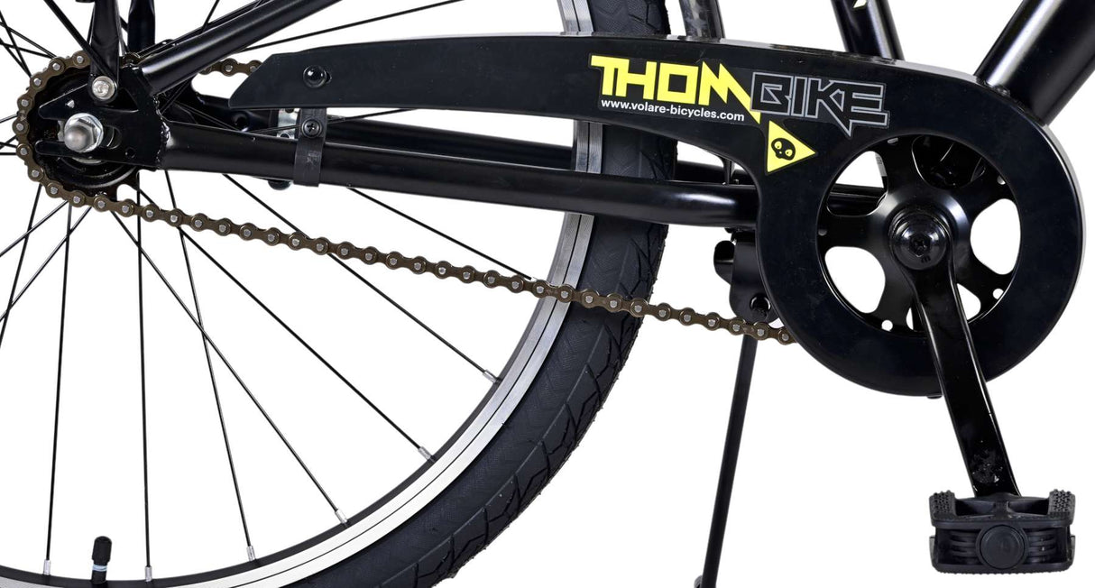 Volare Thombike Children's Bike Boys 24 pouces Black Jaune
