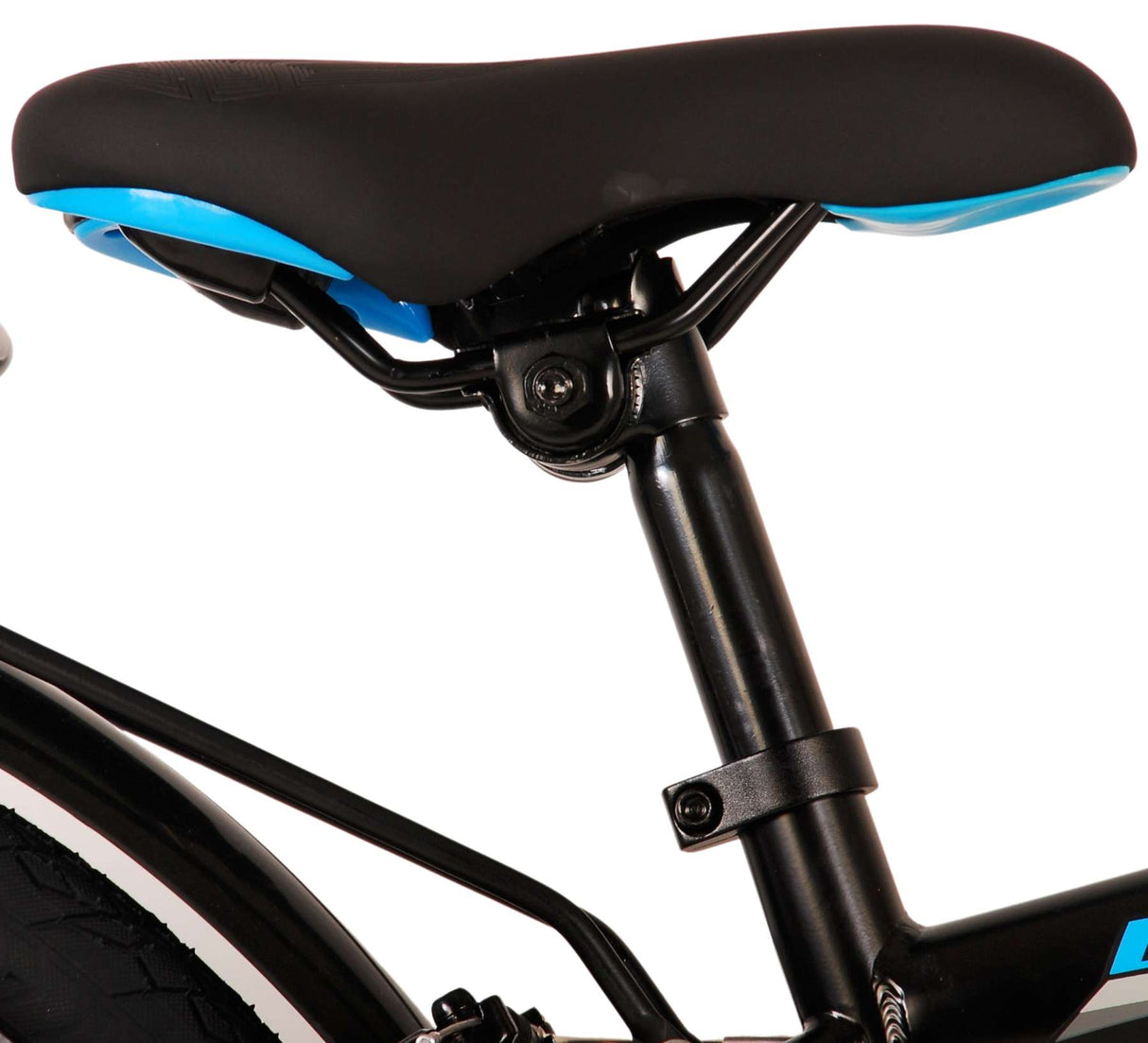 Vélo enfant Volare Thombike - garçons - 24 pouces - noir bleu - deux freins à main
