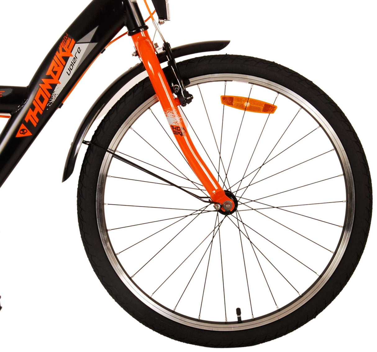 Volare Thombike Children's Bike Boys 24 pouces Black Orange Two Hand freins