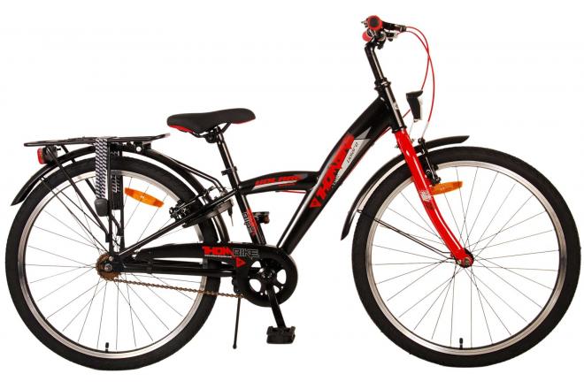 Volare Thombike Children's Bike - Boys - 24 pouces - Black Red - deux freins à main