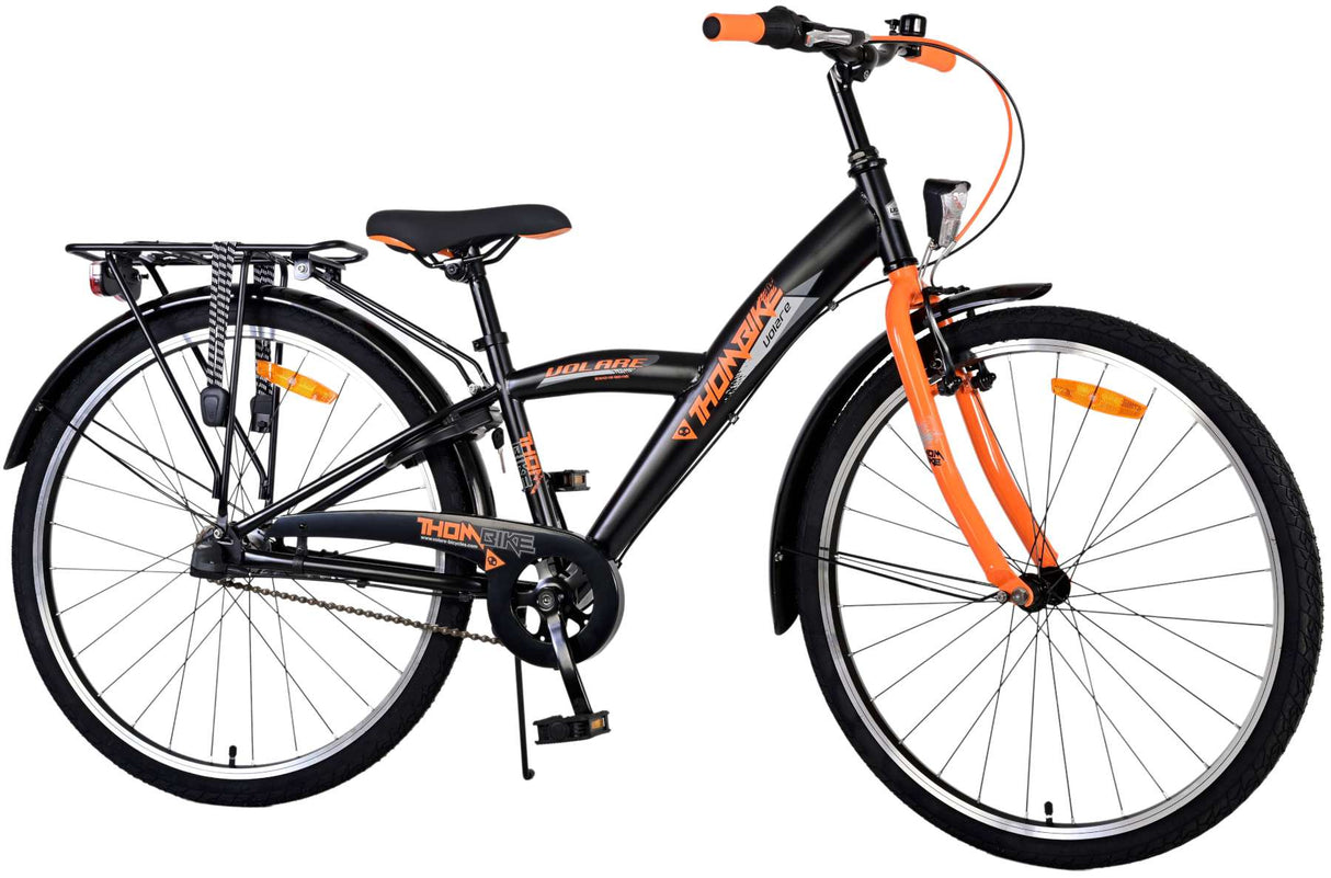 Volare Thombike Children's Bike Boys 26 pouces Black Orange 3 Gears