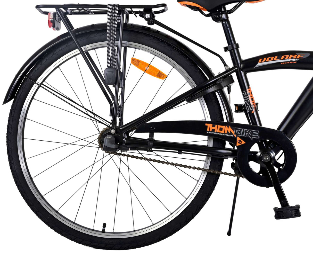 Volare Thombike Children's Bike Boys 26 pouces Black Orange 3 Gears