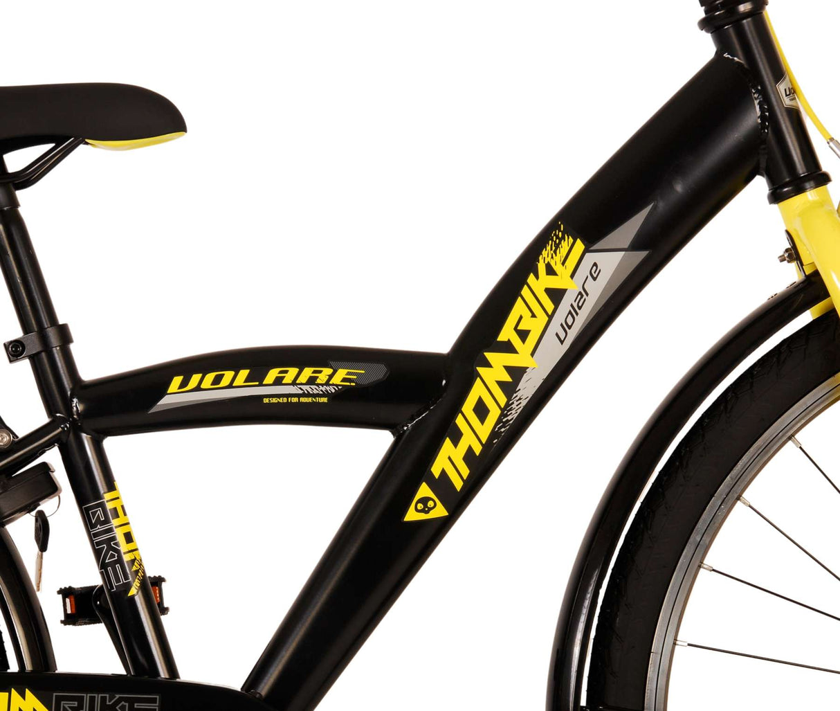 Volare Thombike Children's Bike - Boys - 26 pouces - Jaune noir