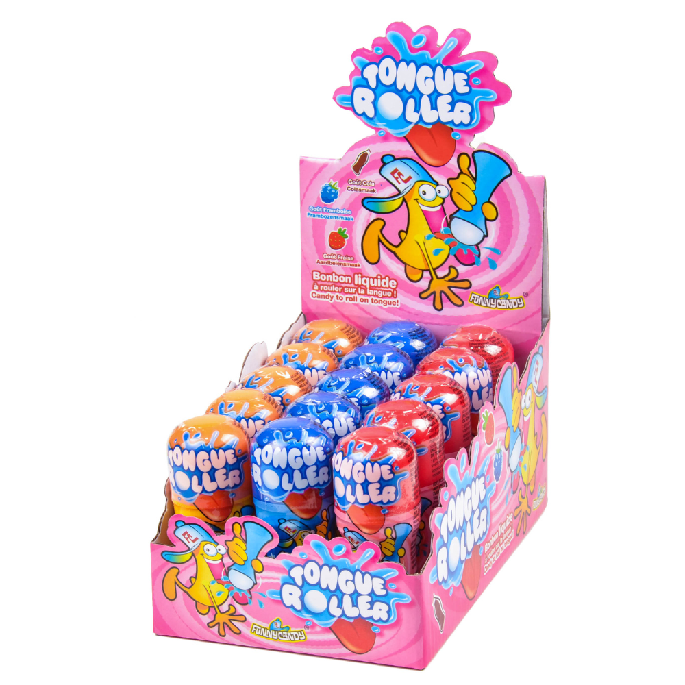 Rouleau de langue en bonbon amusant (15x 48gr)