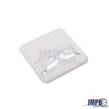Porte-plaque wa blanc