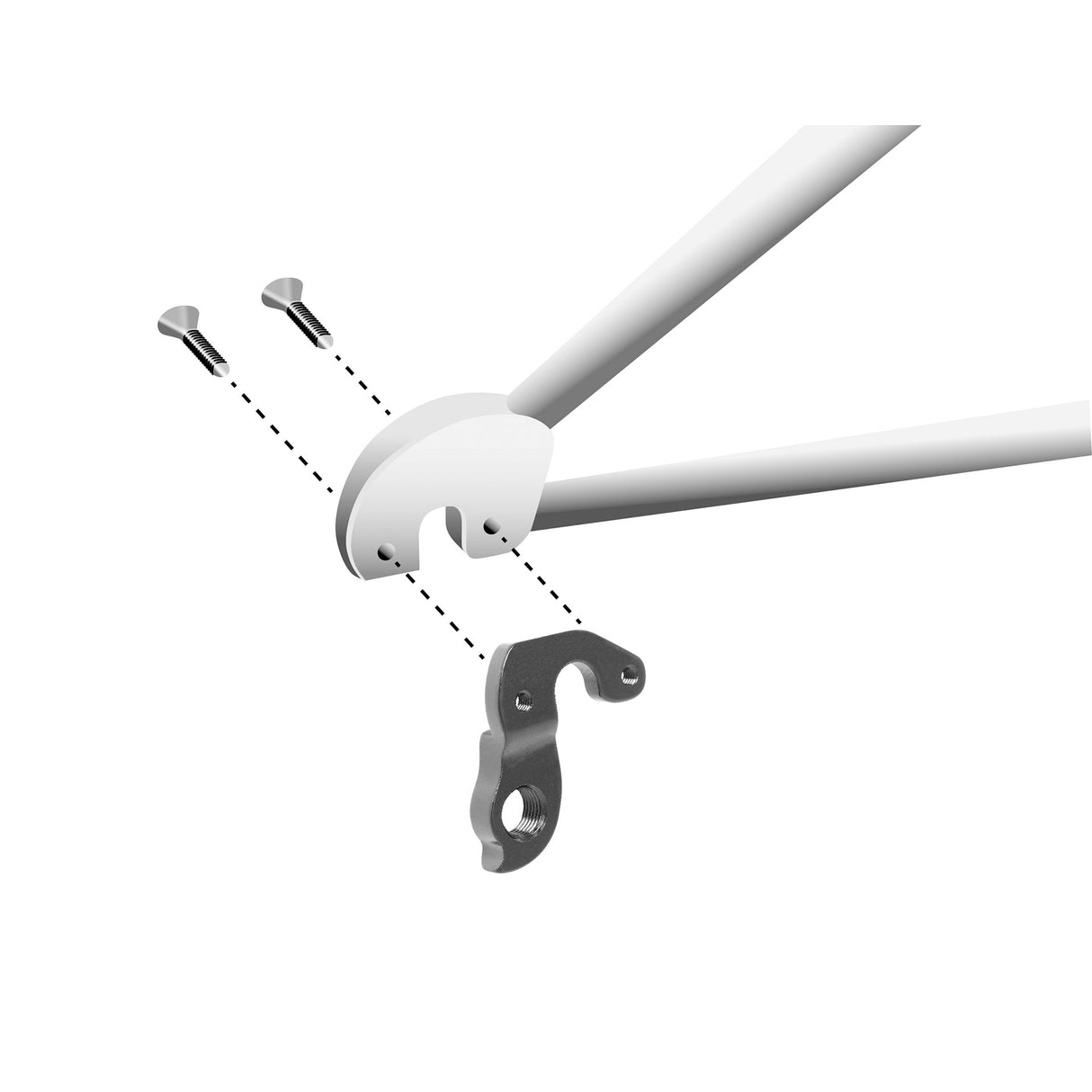 Pattes de dérailleur Union Schaltauge gh-318, vis incluses