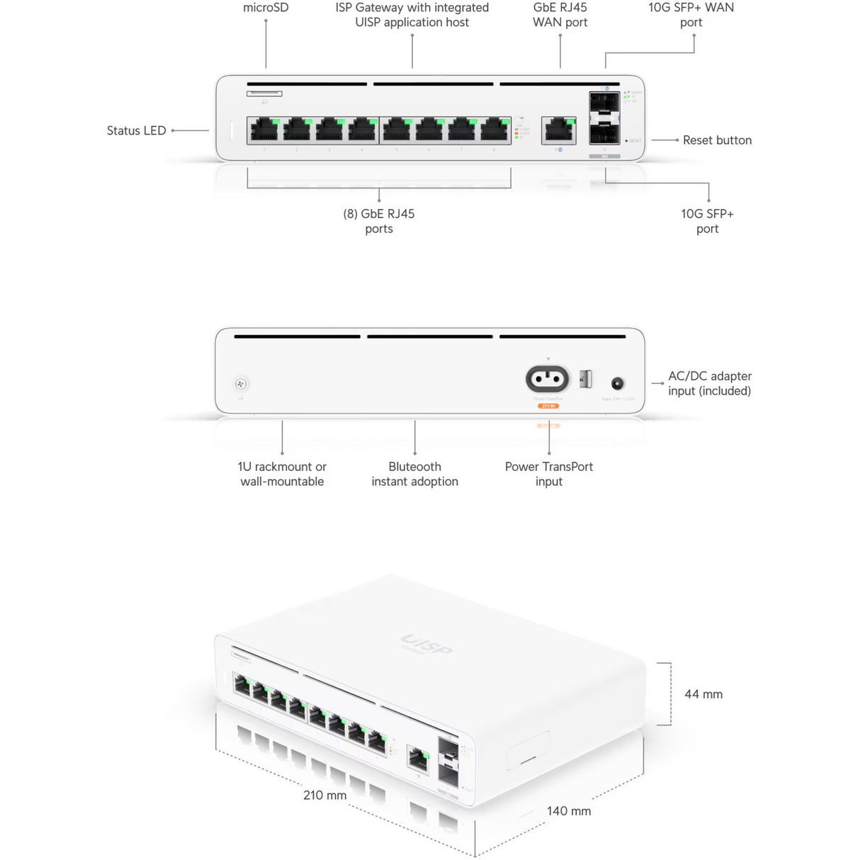 Console Ubiquiti Ubiquiti Uisp