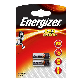 Energizer alcalin 12v a23 blister 2 pièces