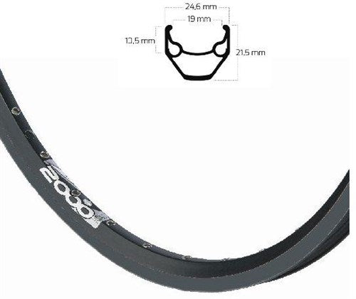 Ryde Velg 28 pouces 622 ZAC2000 BUILLE BOY 13 36