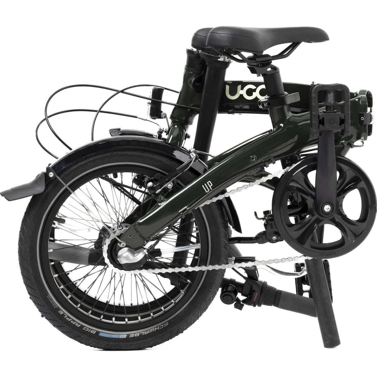 Ugo u.go vélo pliant 16 pouces go i3 nexus 3 roue libre vert mousse