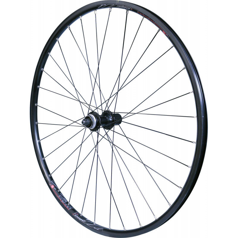 Roue arrière Velox mach1 m820 28 Acera M3050 Centerlock noire.