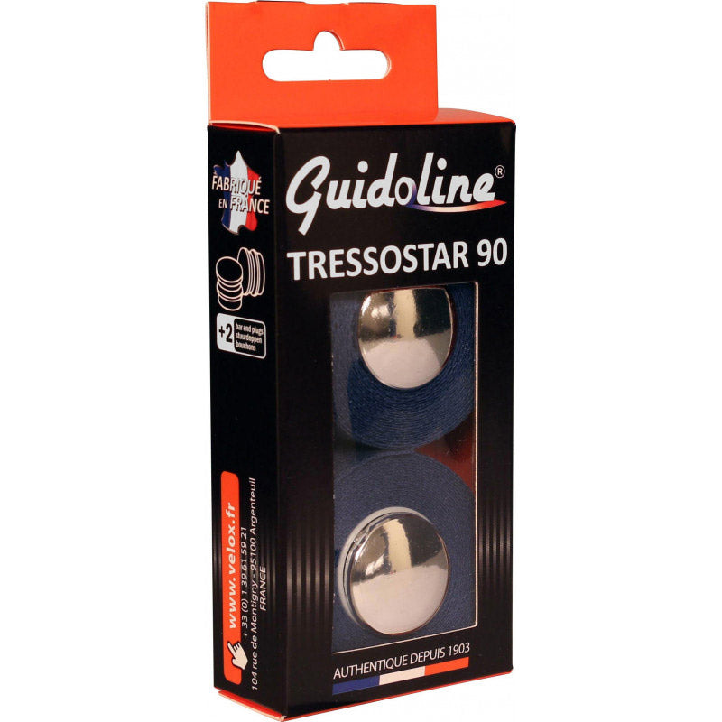 Guidoline Velox tressostar 90 coton bleu foncé (2 pièces)