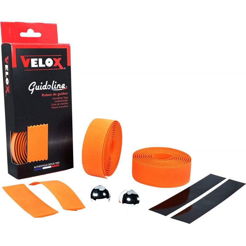 Guidon Velox maxi liège orange (2pcs)