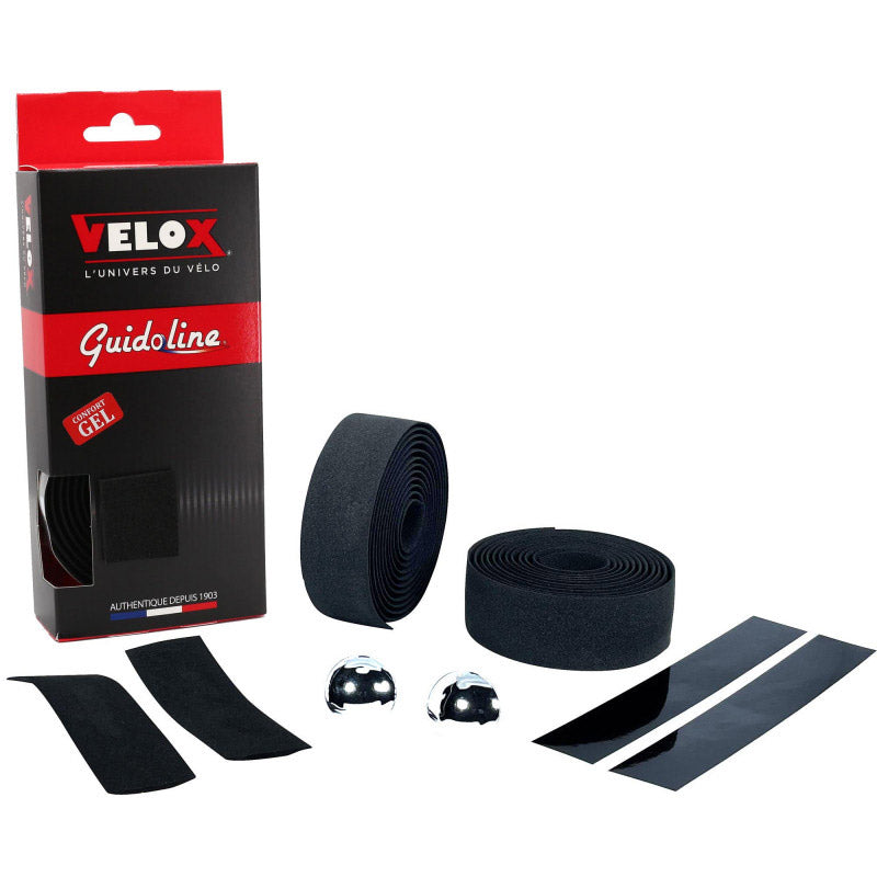 Velox guidoline maxi liège gel noir (2pcs)