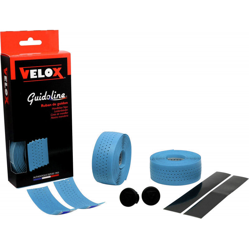 Guidon Velox souple perforé bleu ciel (2 pcs)