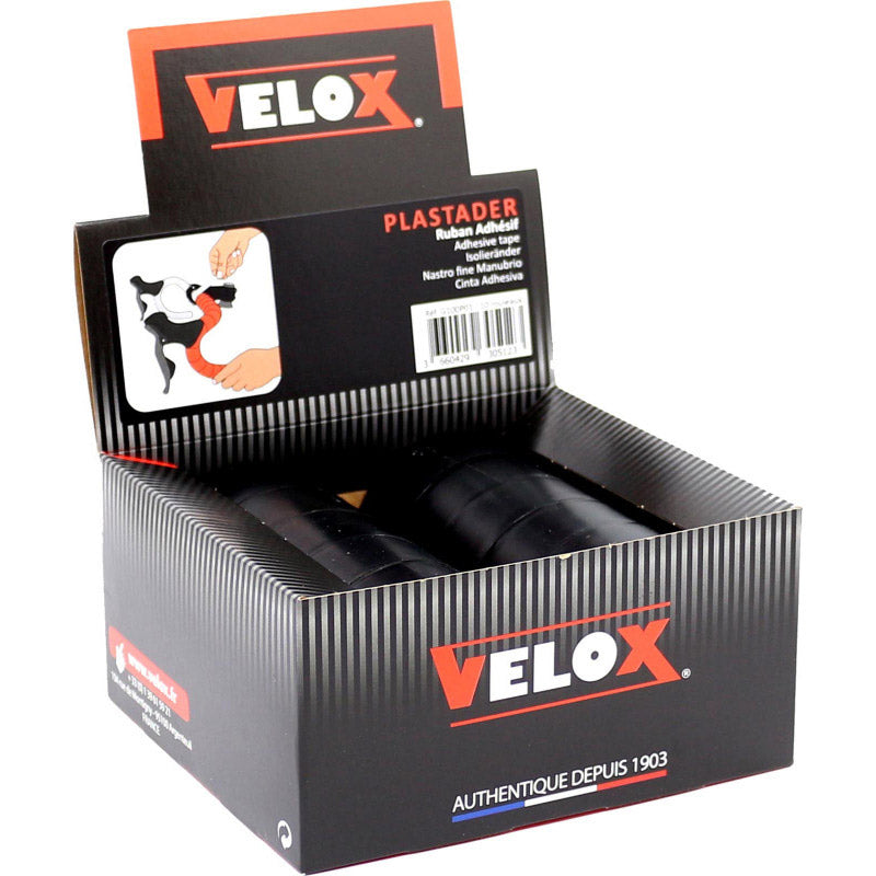 Velox ruban adhésif plâtre veine 101 8x20mm noir (10pcs)