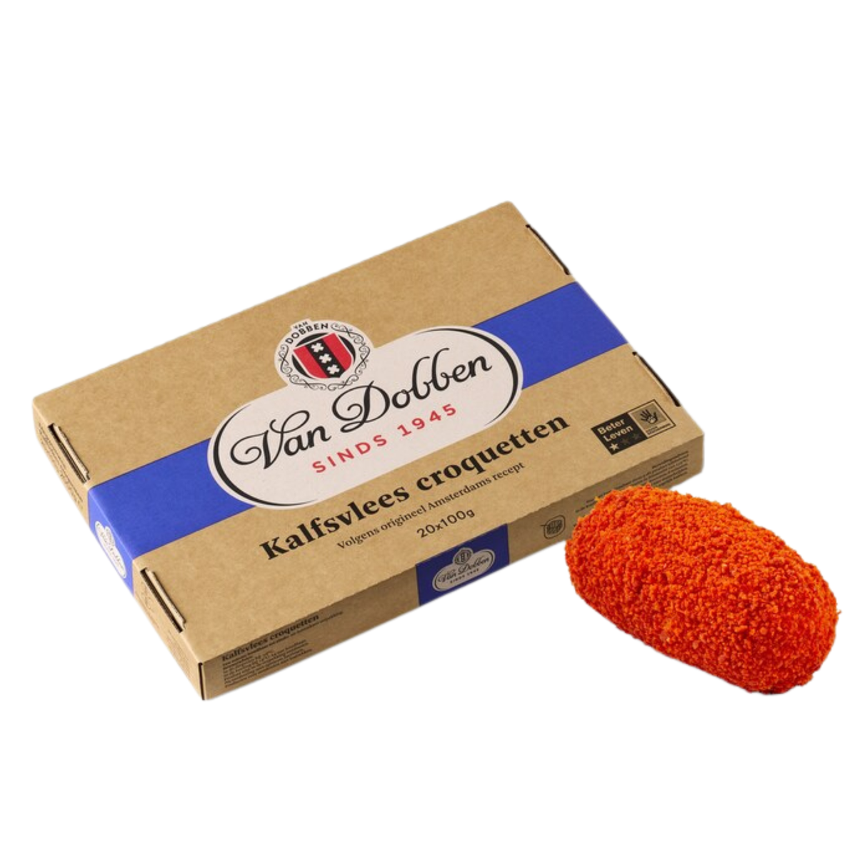 Van dobben kroketten kalfsvlees (20x 100 gr)