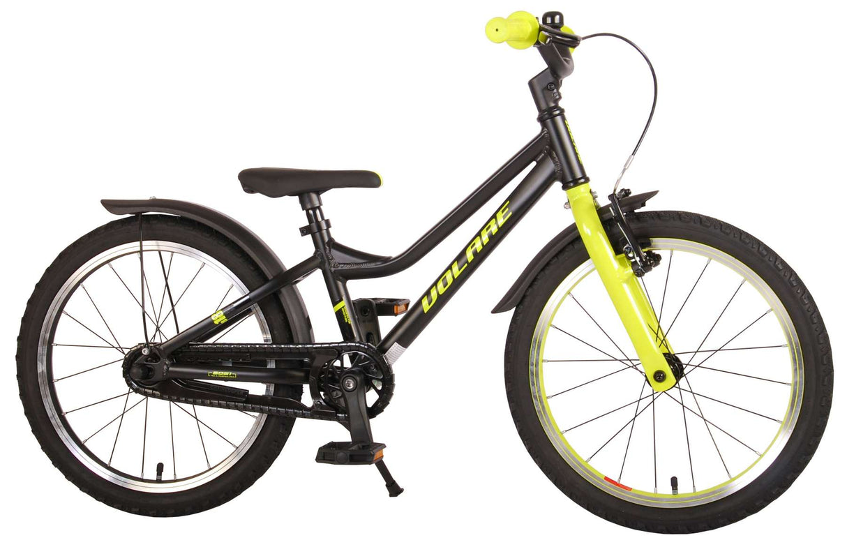 Volare Blaster Children's Bike Boys 18 pouces Black Yellow Green Prime Collection
