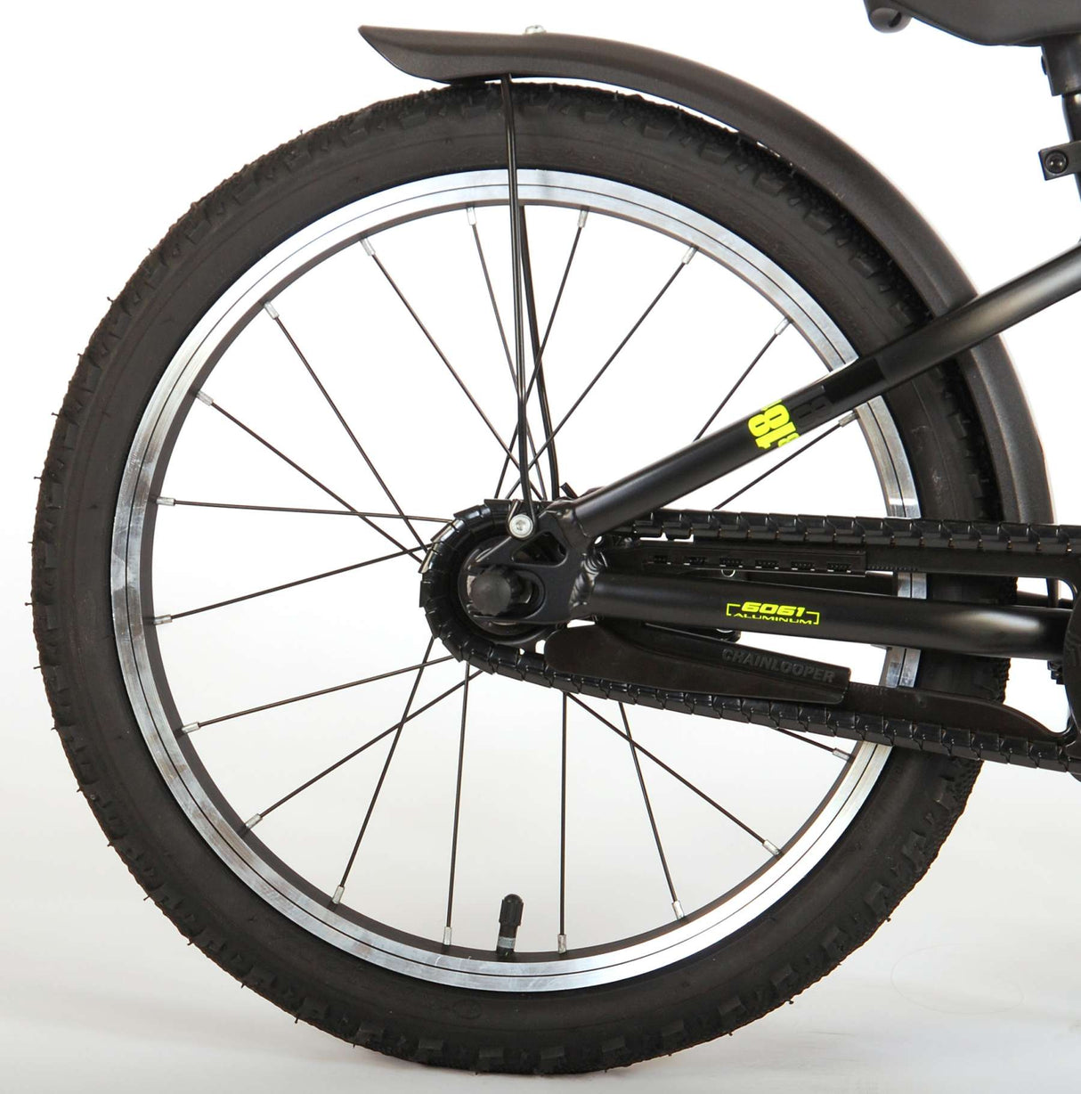 Volare Blaster Children's Bike Boys 18 pouces Black Yellow Green Prime Collection