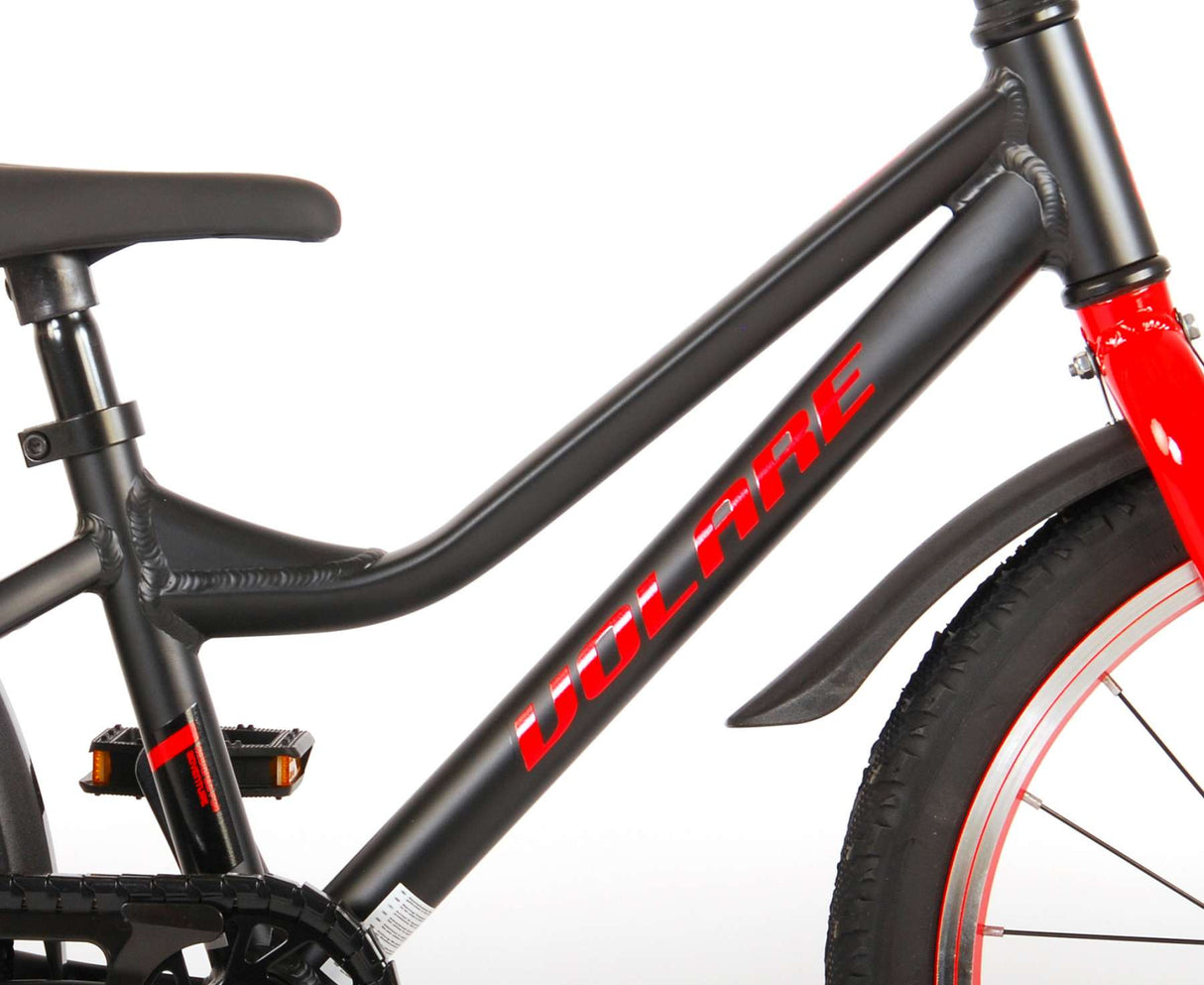 Volare Blaster Children's Bike Boys 18 pouces Black Red Prime Collection