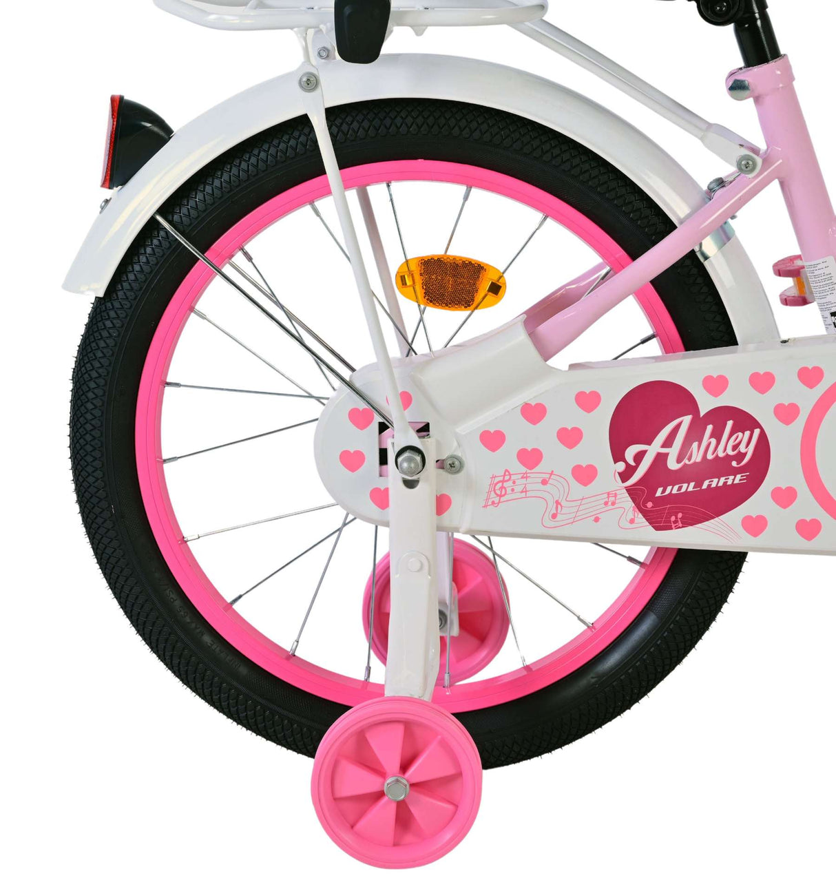 Vélo enfant Volare Ashley - filles - 18 pouces - rose