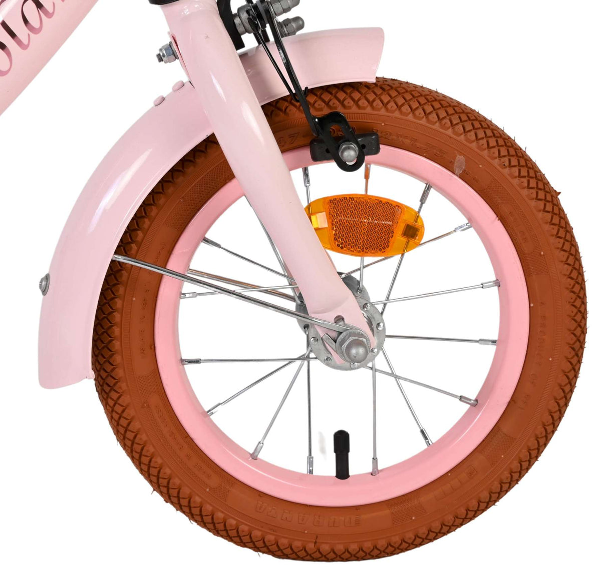 Vélo pour enfants Volare Ashley - filles - 12 pouces - rose - deux freins à main