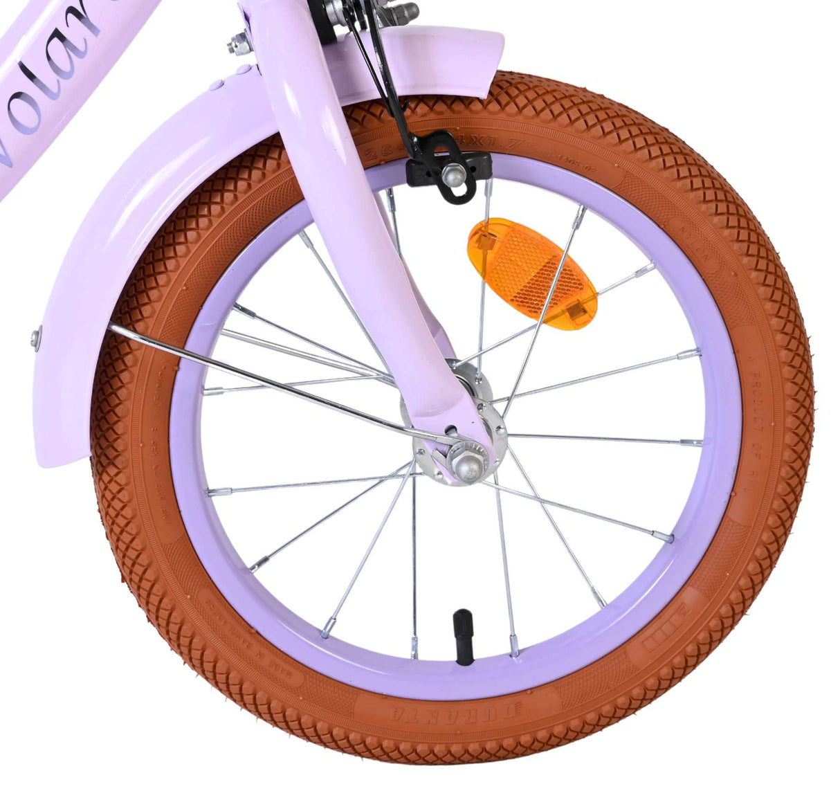 Vélo enfant Volare Ashley - filles - 14 pouces - lilas