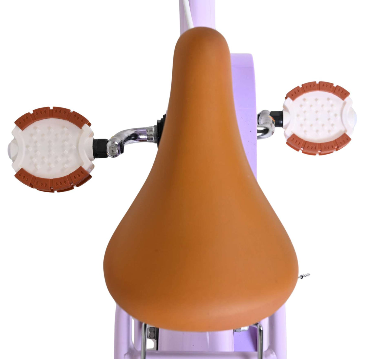 Vélo pour enfants Volare Ashley - filles - 14 pouces - lilas - deux freins à main