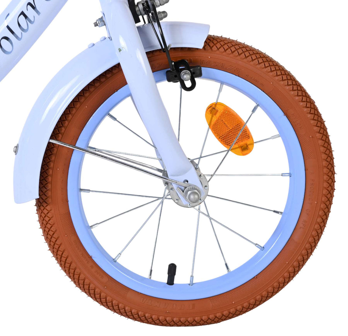 Vélo pour enfants Volare Ashley - filles - 14 pouces - bleu pastel