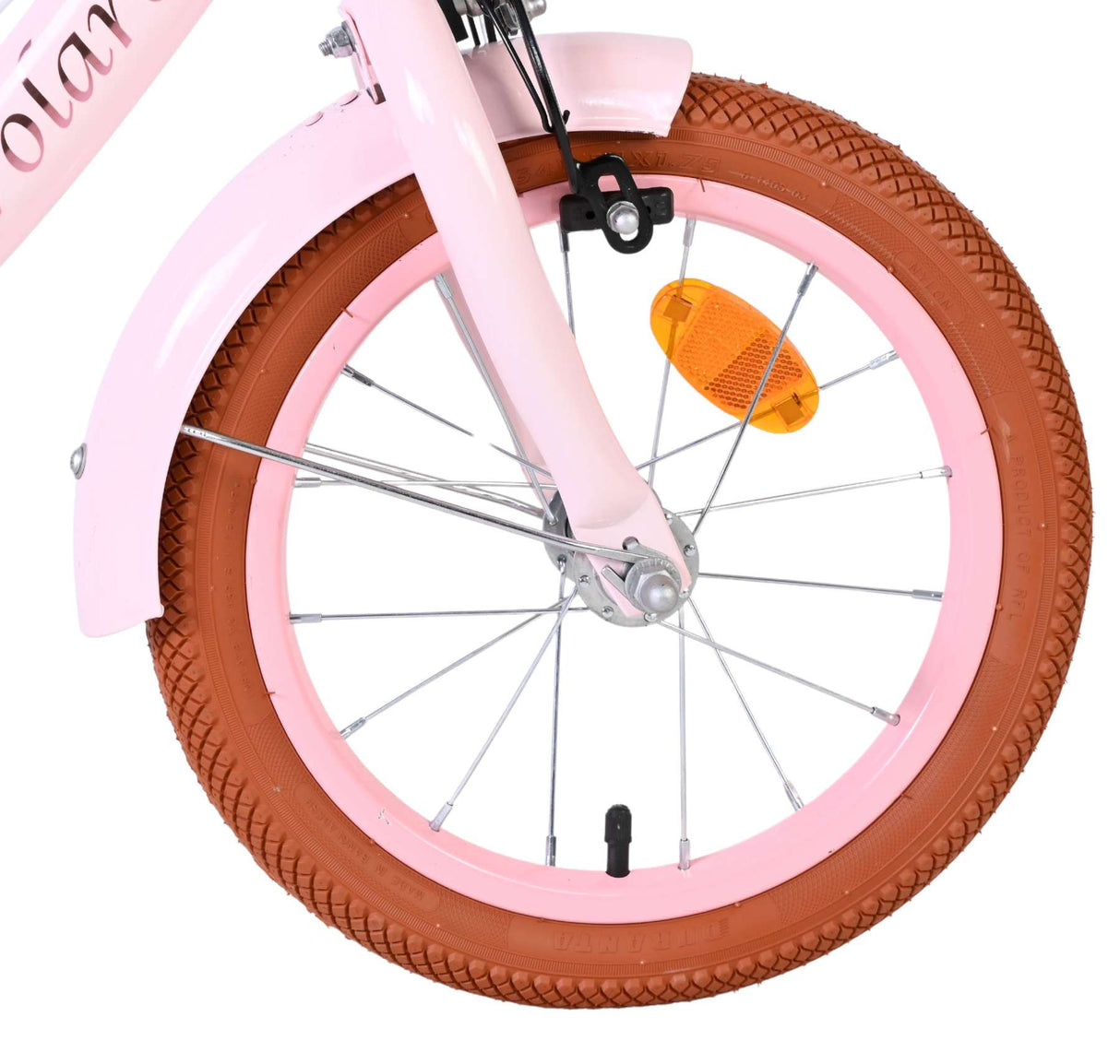 Vélo pour enfants Volare Ashley - filles - 14 pouces - rose - deux freins à main