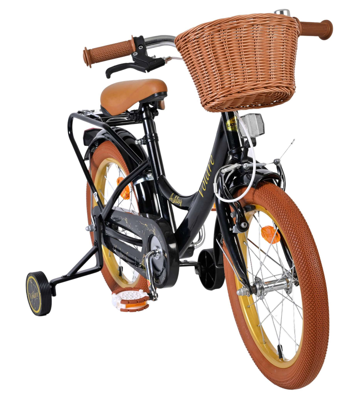 Vélo enfant Volare Ashley - filles - 16 pouces - noir