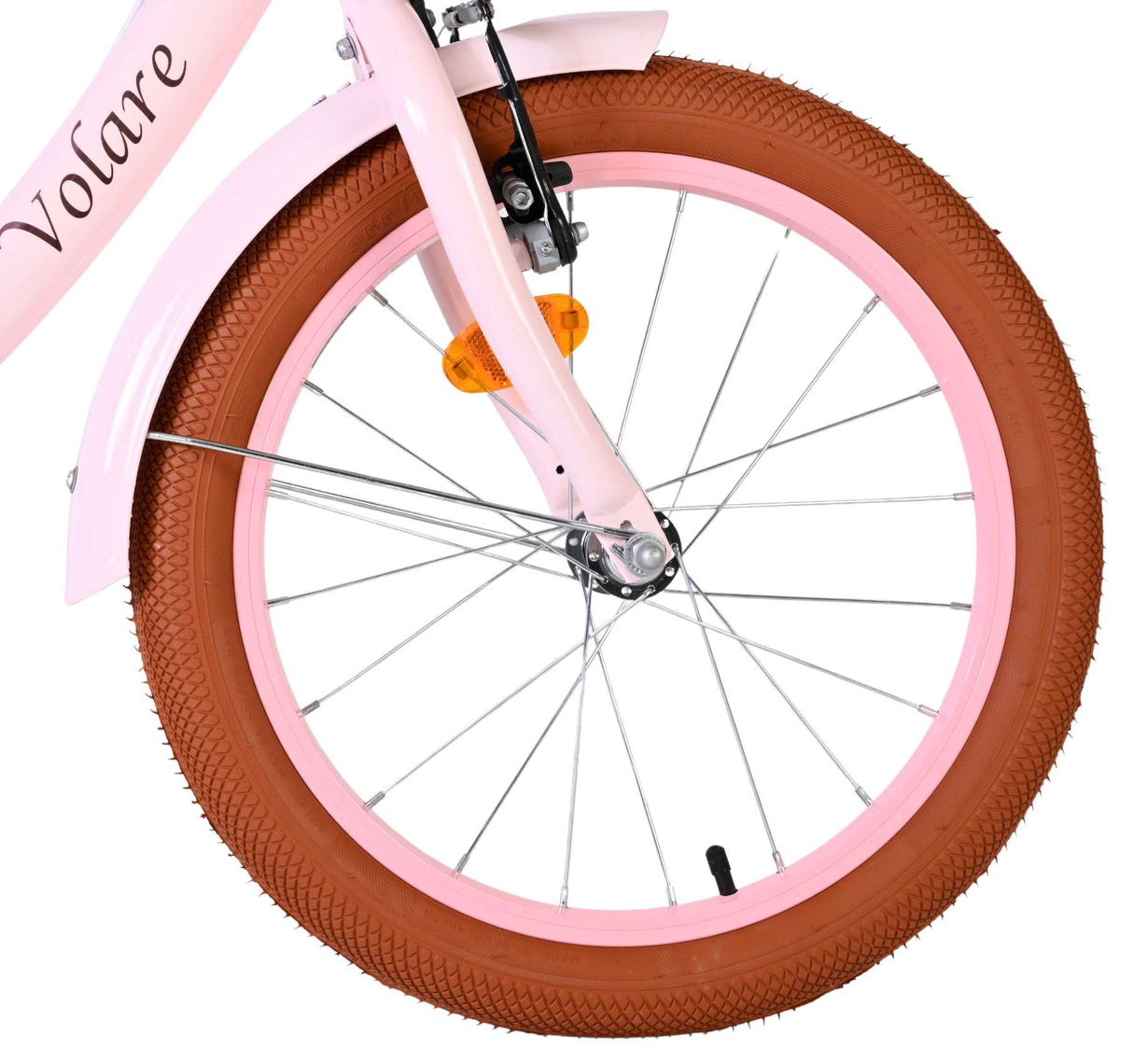 Vélo pour enfants Volare Ashley - filles - 18 pouces - rose - deux freins à main