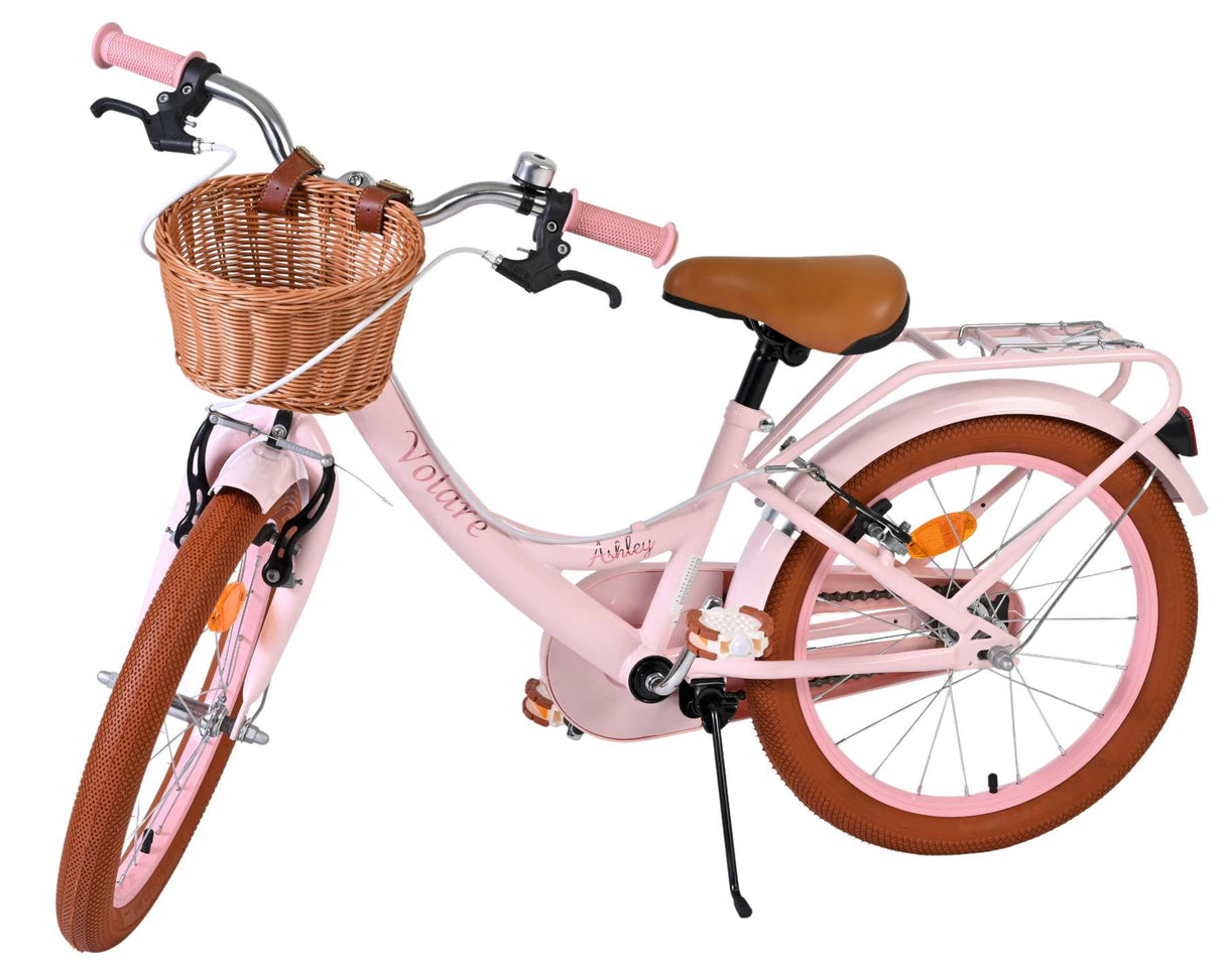 Vélo pour enfants Volare Ashley - filles - 18 pouces - rose - deux freins à main