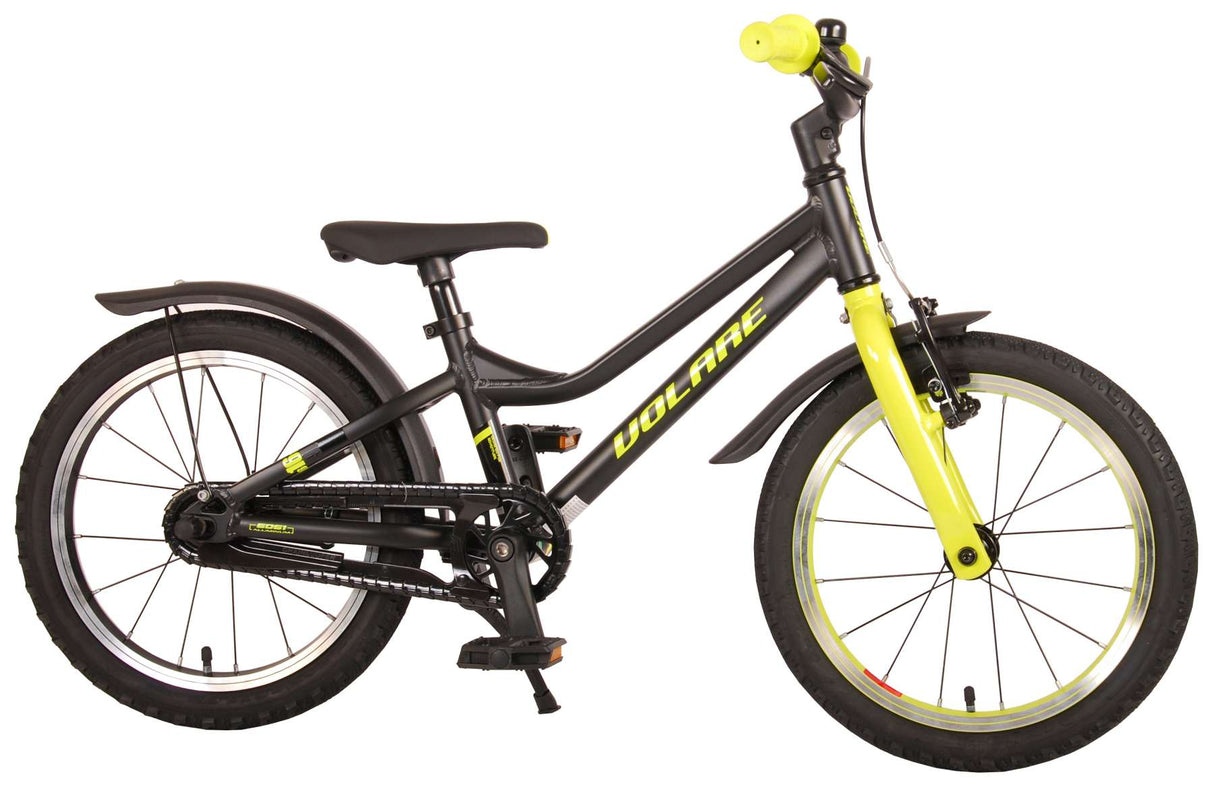 Volare Blaster Children's Bike - Boys - 16 pouces - Black Yellow - Prime Collection