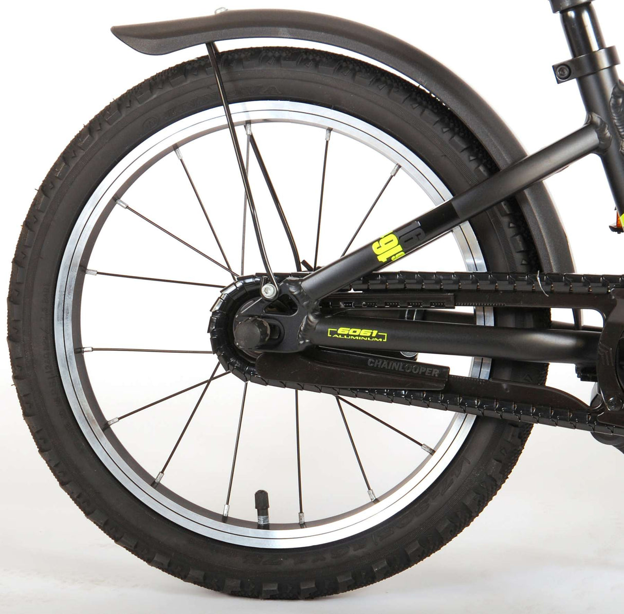 Volare Blaster Children's Bike - Boys - 16 pouces - Black Yellow - Prime Collection