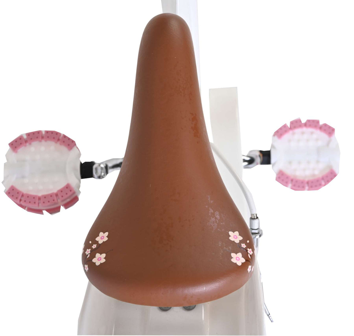 Vélo pour enfants Volare Blossom - filles - 14 pouces - blanc - deux freins à main