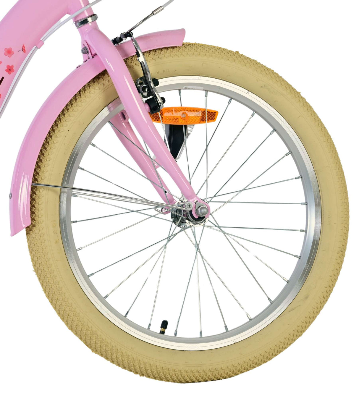 Vélo pour enfants Volare Blossom - filles - 20 pouces - rose - deux freins à main