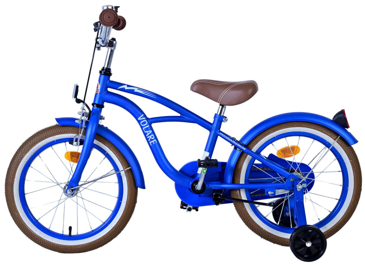 Volare Blue Cruiser Children's Bicycle - Boys - 16 pouces - bleu