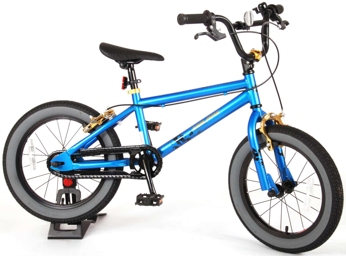 Volare Cool Rider Children's Bike Boys 16 pouces Bleu deux freins à main à 95% assemblés