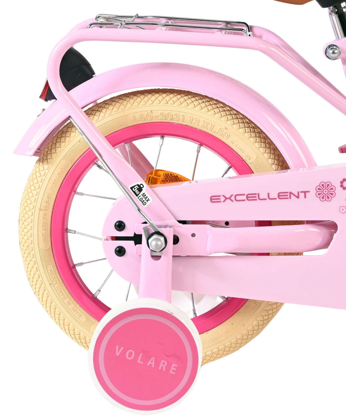 Excellent vélo pour enfants Volare - filles - 12 pouces - rose